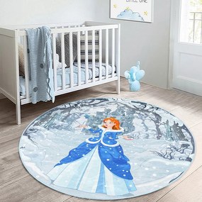 Син детски килим ø 100 cm Comfort - Mila Home