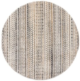 Бежов кръгъл килим 140x140 cm Camino – Flair Rugs