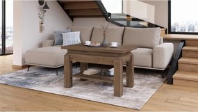 БРАВО Крафт Златен дъб - РАЗТЕГАТЕЛНА ХОЛНА МАСА С ПОВДИГАЩ МЕХАНИЗЪМ И С РАФТ