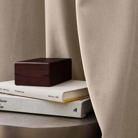 Кафяво термо перде от рипсено кадифе 140x260 cm Madison – douceur d'intérieur