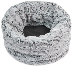 Сиво легло за домашни любимци ø 33 cm Snuggle Bed 3in1 Husky Grey S – P.L.A.Y.