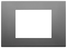 VIMAR 30653.72 Декоративна рамка Linea, 3M, Metal Satin Inox,