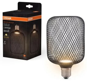 LEDVANCE LED ЛАМПА DECOR FLAT SQ100 BLACK 3.5W 827 E27  - 4058075840140