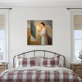 Картина на платно Коледна – Вълшебна ангелска светлина