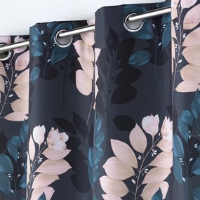 Тъмносиньо перде 140x260 cm Belline – douceur d'intérieur