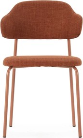 Трапезни столове в комплект от теракотени 4 бр. Adriel – Marckeric