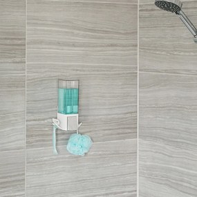 Бял диспенсър за сапун, монтиран на стена, 500 ml - Compactor