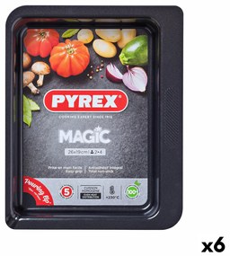 Ястие за печене Pyrex Magic Квадратен 26 x 18 cm Метал 6 броя