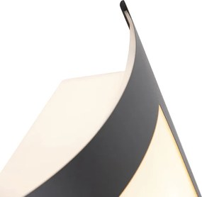 Външна стенна лампа антрацит IP44 Сензор за здрач - Emmerald