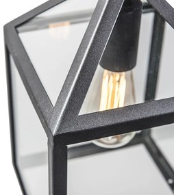 Индустриална висяща лампа за външен монтаж черна IP23 - Амстердам