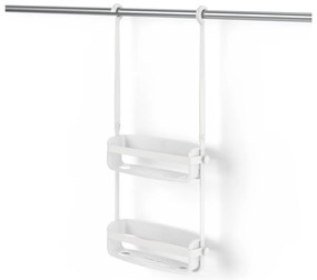 Бял висящ пластмасов рафт за баня Flex - Umbra