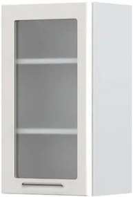 Висящ шкаф Modena V7-40-1KS with Витрина-White - Gray light
