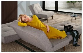 Сив диван-легло с дървена основа Innovation Splitback Mixed Dance Grey