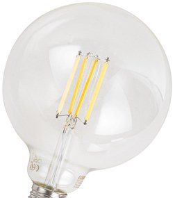 Комплект от 5 Димируеми LED крушки E27 G125 прозрачни 7W 806lm 2700-6500K