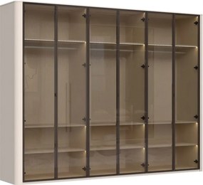 Гардероб Dutchess шесткрил стъкло