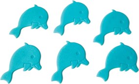 Детска противоплъзгаща подложка за вана 12x8 cm Dauphins – Spirella