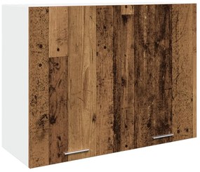 856110 vidaXL Висящ шкаф, Lyon старо дърво, 80x31x60 см, инженерно дърво