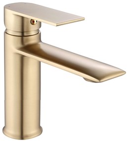 Смесител за мивка REA Veneta Brush Gold low
