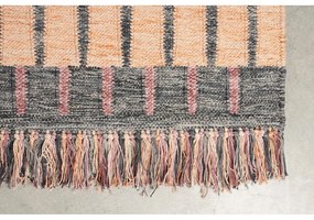 Розов/прасковен памучен килим 160x230 cm Hampton – Dutchbone