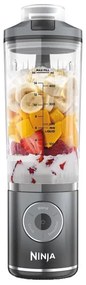 Преносим блендер Ninja Blast Max BC251EUGY, 14.4W, 11.1V, 570 мл, 19000 об/мин, Трошене на лед, До 25 цикъла, Без BPA, Сив