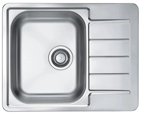 ALVEUS 1144603 - Кухненска мивка LINE 61,5x50 см матов стомана/сатен, без ексцентричен механизъм