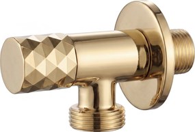 Ъглов вентил Diamond 03 1/2" x 3/4"Gold