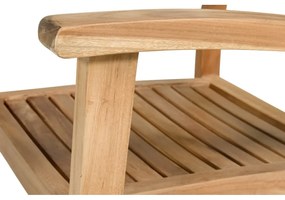 Градински стол от масивно дърво в естествен цвят Sunderland – Hartman