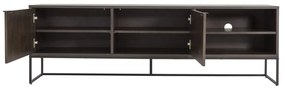 Тъмнокафява маса за телевизор от дъб 176x57 cm Bali - Tenzo