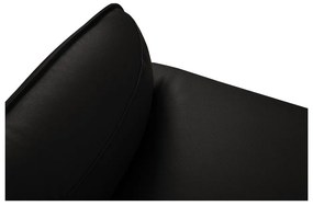 Диван от черна кожа , 235 x 90 cm Neso - Windsor &amp; Co Sofas