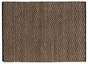 Черно-естествен килим 120x170 cm Zigzag – douceur d'intérieur
