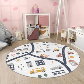 Детско килимче за игра подходящо за пране ø100 cm World Around Me – Mila Home