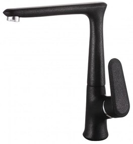 Смесител за кухня ICF 233014 BLACK, Inter Ceramic, месингов, черен, 27.6x22.7см