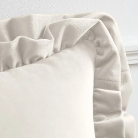 Кадифена декоративна възглавница 43x43 cm Velvet Double Frill – Catherine Lansfield
