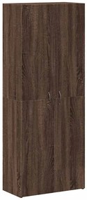 3276650 vidaXL Шкаф за документи, кафяв дъб, 60x32x153 см, инженерно дърво