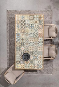 Градински стол метален в естествен цвят Kalimera – Bizzotto