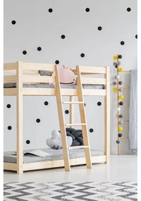 Двуетажно легло от борова дървесина 70x160 cm CLP - Adeko