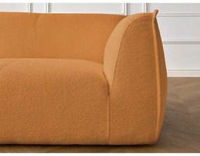 Диван от прежда с примки от букле в цвят горчица 242 cm Giorgia – Bobochic Paris