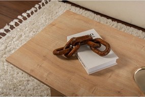 Масичка за кафе от декор от дъб в естествен цвят 60x119 cm Sabin – Kalune Design