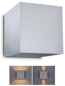 Brilagi - LED Екстериорен аплик CUBE LED/6W/230V сив IP54