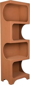 Теракотена библиотека 60x181x37 cm Dundee – Dutchbone