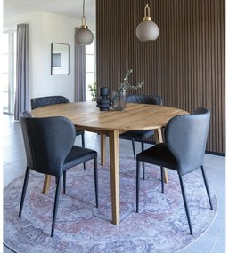 Тъмносиви трапезни столове в комплект от 4 броя Pisa - House Nordic