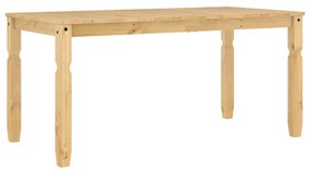 4005717 vidaXL Тоалетка Corona, 160x80x75 см, бор масив