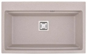 Кухненска мивка ICGS 8213 SAND, гранит, едно корито, със сифон, 48х21х78см