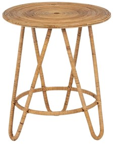 Ратанова кръгла странична масичка ø 60 cm – Ixia