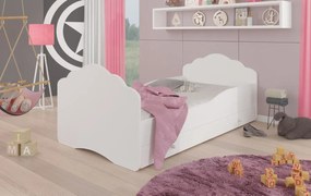 Kids bed Leomari-Бяло - кафяво