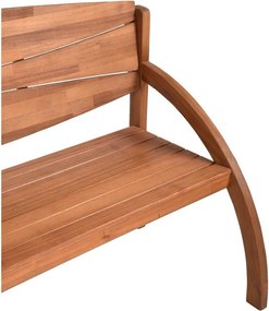 Кафява градинска пейка от масивно дърво Hadia – Garden Pleasure