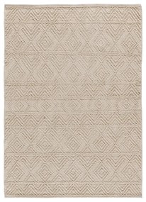 Ръчно изработен кремав килим от рециклиран памук подходящ за пране 60x90 cm Pamuk – Universal