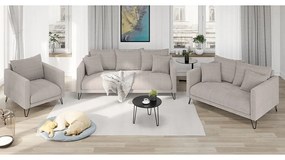 Светлокафяв шенилов диван 140 cm Freya – Ropez