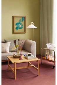 Масичка за кафе с дъбов плот в естествен цвят 80x80 cm Dash – Hübsch