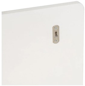 Бяла стенна закачалка с рафт – Casa Selección